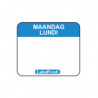 Traceability Label FreshEasy - Monday - 30 x 25 mm - Pack of 1000 - LabelFresh