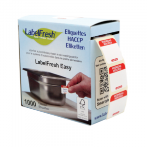 Spårbarhetsetikett Label FreshEasy - Onsdag - 30 x 25 mm - Förpackning med 1000 - LabelFresh