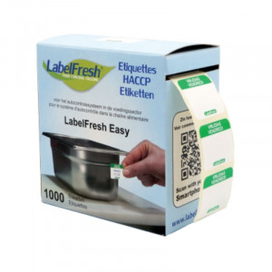 Etikett för spårbarhet Label FreshEasy - Fredag - 30 x 25 mm - Förpackning med 1000 - LabelFresh