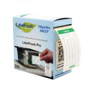 Spårbarhetsetikett LabelFresh Pro - Fredag - 70 x 45 mm - Förpackning med 500 - LabelFresh
