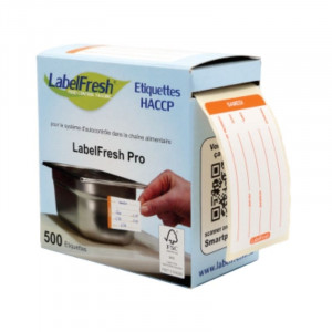 Etikett för spårbarhet LabelFresh Pro - lördag - 70 x 45 mm - Förpackning med 500 - LabelFresh