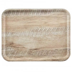 Suorakulmainen tarjotin Madeira - Vaalea tammi - 280 x 200 mm - CAMBRO