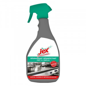 Spray Avfettningsmedel Desinfektionsmedel - 1 L - Paket med 2 - Jex