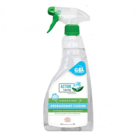 Spray Gel Fettavlägsnare för Kök - 750 ml - Grön Effekt