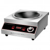 Wok Induktio Pro 3500 W Inox — Kovera Alue Ø227