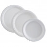 Rund Tallrik i Bagasse - 180 mm - Paket med 50 - FourniResto
