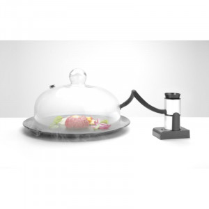 Flat Glass Bell Jar with Ventilation - ø 260 mm