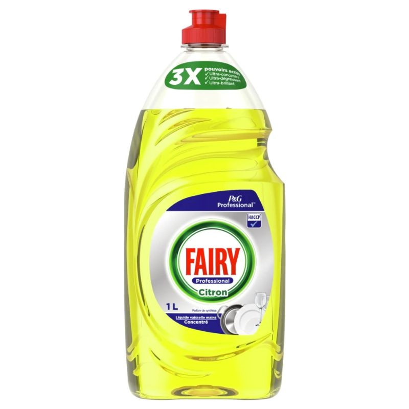 Diskmedel Klassisk Koncentrerad Citron - 1 L - Fairy Professional