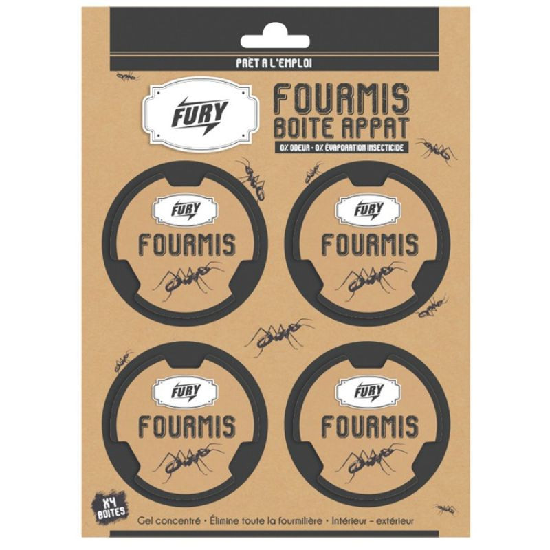 Myrlok för myror - 4-pack - FURY