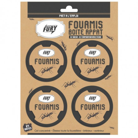 Myrlok för myror - 4-pack - FURY