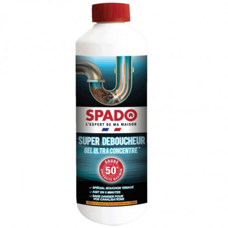 Gel Super Avloppsrens Ultra-Koncentrerad - 500 g - SPADO