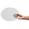Perforoitu pizzapelti Ø 250 mm alumiini — Dynasteel