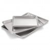 Dynasteel Aluminum Presentation Plate - 330 x 457 mm, ideal for culinary professionals.