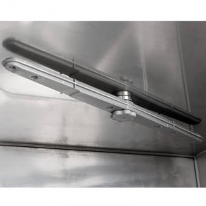 Professionell glasdiskmaskin med sköljmedels- och rengöringsmedelsdispenser - 35 x 35 cm