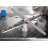 Professional Glass Washer with Rinse Aid Dispenser and Detergent and Drain Pump - 35 x 35 cm