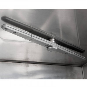Professional Glass Washer with Rinse Aid Dispenser and Detergent and Drain Pump - 35 x 35 cm
