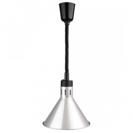 Silver Conical Heat Lamp Dynasteel - Keeps food warm for catering professionals