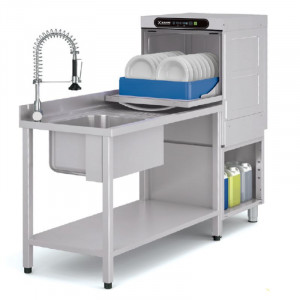 Professionell diskmaskin 50 x 50 med tömningspump