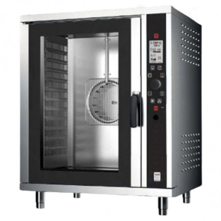 Four Mixte Professionnel Numérique LCD à Gaz - 10 Levels GN 1/1 - VESTA