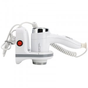 Väggmonterad Hårtork 1100 W Vit ABS | Hotell & CHR