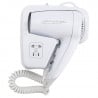 Väggmonterad Hårtork 1100 W Vit — Hotell & Spa