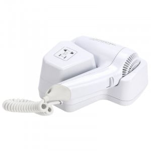Väggmonterad Hårtork 1100 W Vit — Hotell & Spa