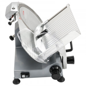 Professionell skärmaskin för skinka 300 mm 250 W med gravitation
