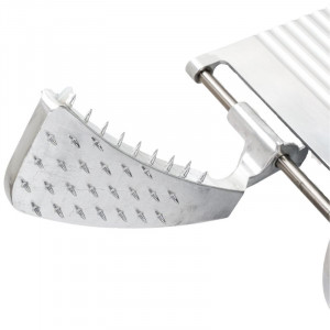 Professionell skärmaskin för skinka 220 mm 120 W med gravitation