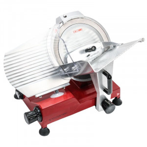 Professional Red Gravity Ham Slicer 300 mm - Dynasteel