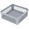 Ammattimainen lasinpesukone huuhteluaineen ja pesuaineen annostelijalla sekä tyhjennyspumpulla - 35 x 35 cm
