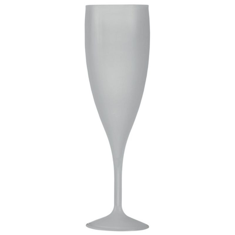 Champagneglas Återanvändbar i Frostad PP 130 ml - 100-pack