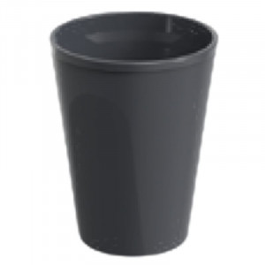 Harmaa uudelleenkäytettävä PP-muki - 30 cl - 24 kpl erä