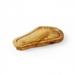 Cutting Board with Olive Wood Groove - 400 x 250 mm - Hendi