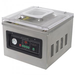 Koneellinen tyhjiöpakkauslaite 900 W - Hitsaus 400 mm Ruostumaton teräs
