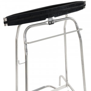 Stainless Steel Trash Bag Holder - 110L Dynasteel: professional hygiene and practicality