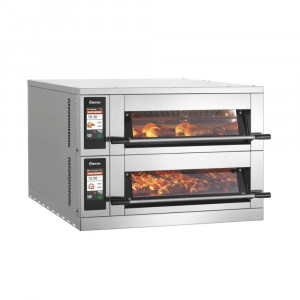 Pizza oven - 2 chambers - 400 V - Bartscher