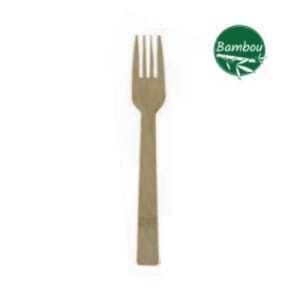 Bambu gaffel - 170 mm - Förpackning med 100 - Miljövänliga