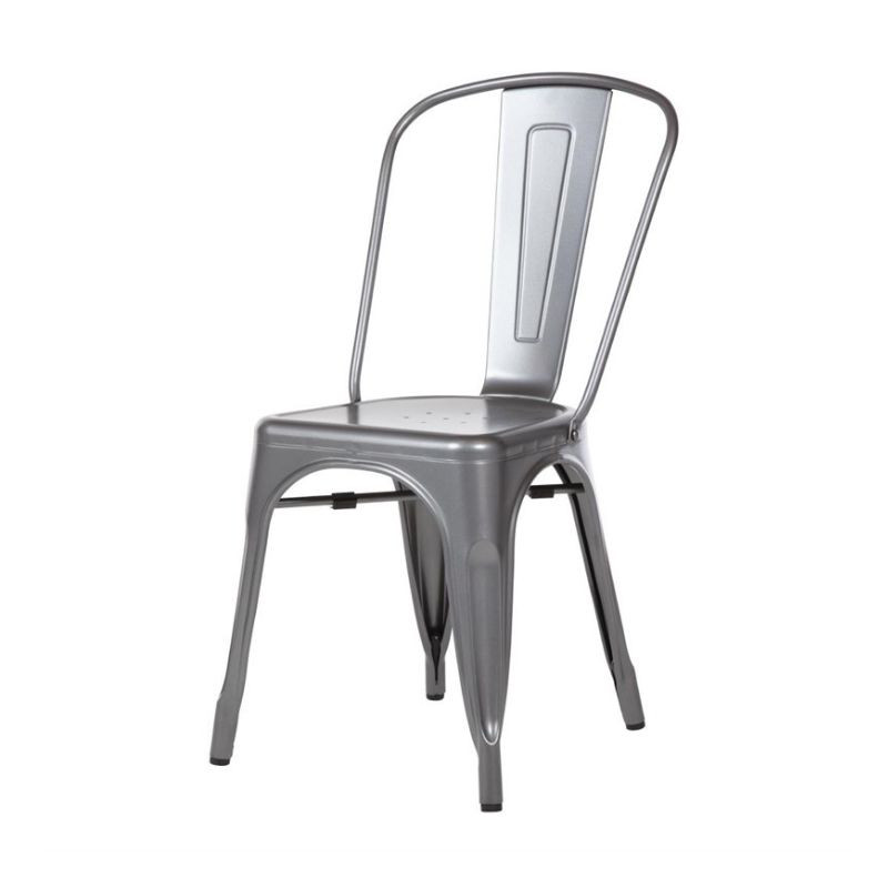 Teräsgrisiä tuoleja - 4 kpl - Bolero