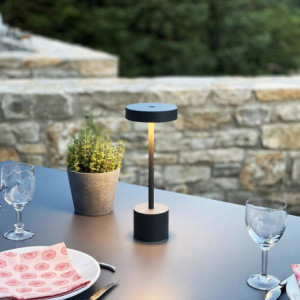 Bordslampa Touch Aluminium - Roby Rock - Lumisky