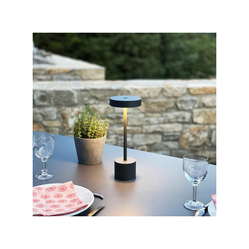 Bordslampa Touch Aluminium - Roby Rock - Lumisky