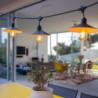 Outdoor String Light with Steel Lampshade - Vinty Light - Lumisky