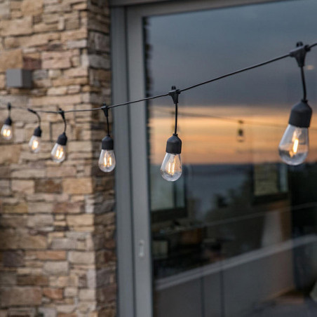 Solar String Lights with Filament Bulb - Mafy Solar - Lumisky