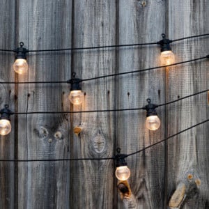 Guirlande Lumineuse Guinguette Solenergi och LED-uttag - Party Clear Hybrid - Lumisky