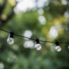 Guirlande Lumineuse Guinguette Solenergi och LED-uttag - Party Clear Hybrid - Lumisky