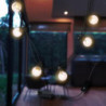 Valosarja Guinguette Solar ja LED-pistoke - Party Clear Hybrid - Lumisky