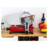 Gravity Ham Slicer Ø 220 mm 120 W Red