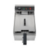 Professional 13L Deep Fryer with Drain in Stainless Steel - Dynasteel