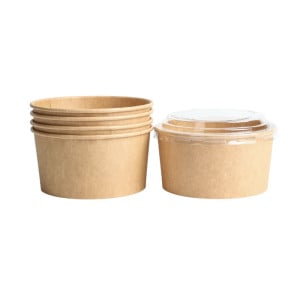 Kraft-salaattikulho 1000 ml Ø 150 mm - 300 kpl erä
