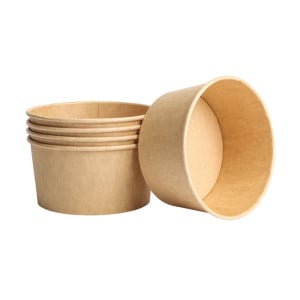 Kraft-salaattikulho 1000 ml Ø 150 mm - 300 kpl erä