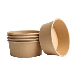 Kraft-salaattikulho 750 ml Ø150 mm — 300 kpl erä
